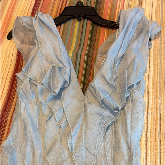 Commense Blue Ruffled Mini Sundress - Picture 5 of 5